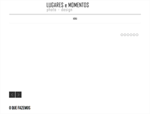 Tablet Screenshot of lugaresemomentos.com